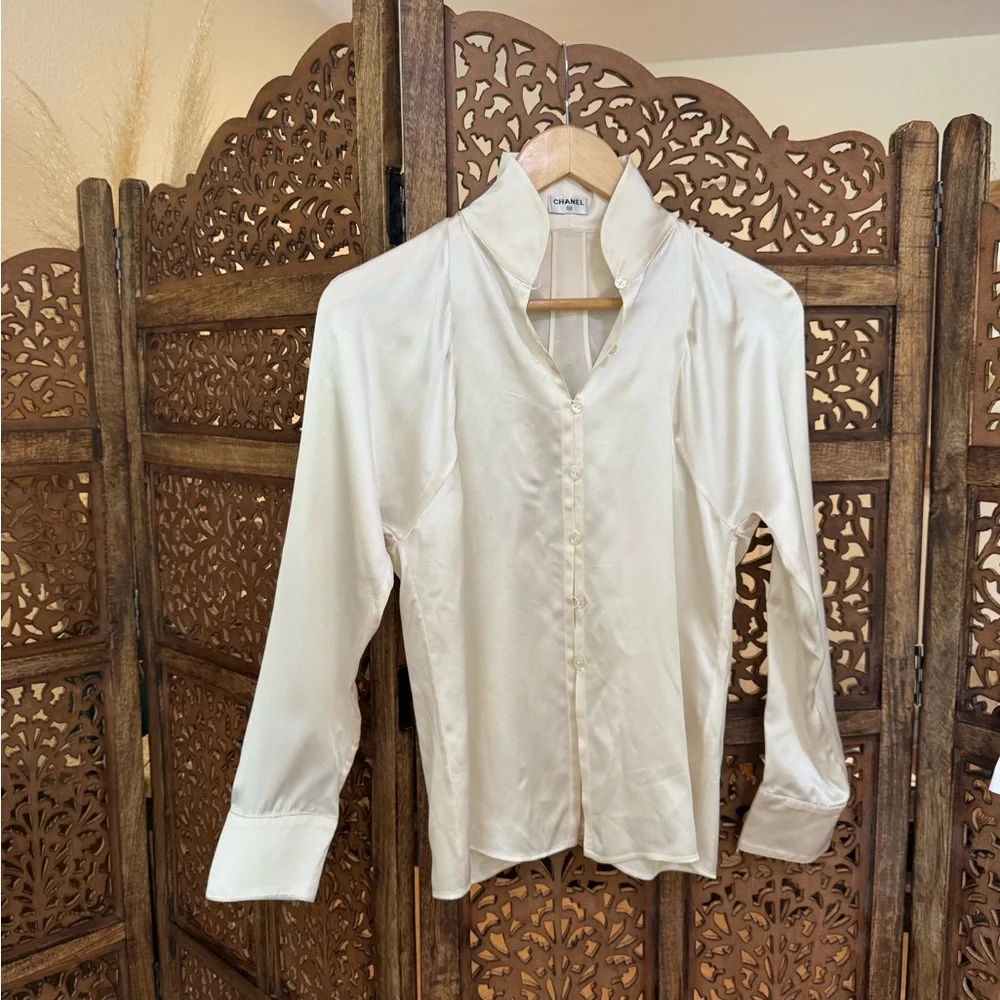 Chanel Silk Blouse 36 US 4